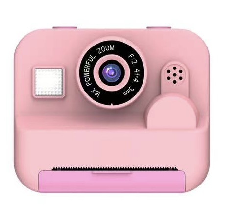 Kids Instant Print Camera with Crayons & Stickers